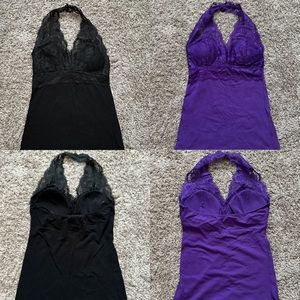 2x Bozzolo Halter Tops